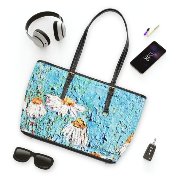 Daisies in the Sky shoulder bag by artist Lizzy Summers